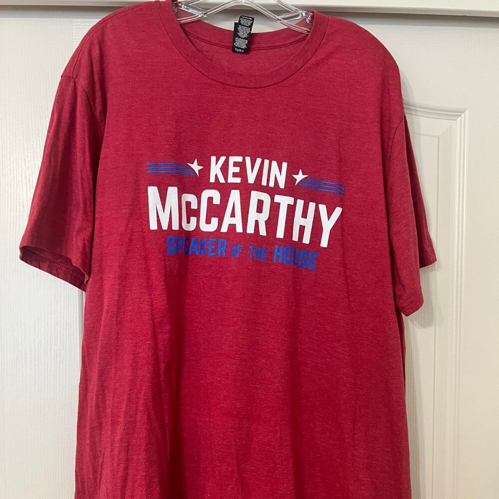 Kevin McCarthy -Speaker of the House - Men's Red 3XL Shirt - Never Worn!